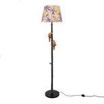 Clayre & Eef | Vloerlamp Zwart, Goudkleurig ø 37x165 cm E27/max 1x60W | 5LMP652 Clayre & Eef | Vloerlamp Zwart, Goudkleurig ø 37x165 cm E27/max 1x60W | 5LMP652