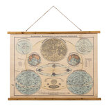Clayre & Eef | Wandkleed Blauw, Beige 100x2x76 cm | 5WK0049 Clayre & Eef | Wandkleed Blauw, Beige 100x2x76 cm | 5WK0049