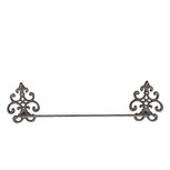 Clayre & Eef | Handdoekhouder Bruin 58x6x15 cm | 5Y0538