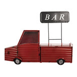 Clayre & Eef | Wandkast Rood 97x16x77 cm | 5Y0661 Clayre & Eef | Wandkast Rood 97x16x77 cm | 5Y0661