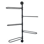 Clayre & Eef | Wijnrek Zwart 37x9x84 cm | 5Y0700 Clayre & Eef | Wijnrek Zwart 37x9x84 cm | 5Y0700