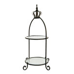 Clayre & Eef | Etagère 2 laags Zwart 39x26x69 cm | 5Y0748 Clayre & Eef | Etagère 2 laags Zwart 39x26x69 cm | 5Y0748