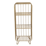 Clayre & Eef | Nachtkastje Goudkleurig 37x29x90 cm | 5Y0805 Clayre & Eef | Nachtkastje Goudkleurig 37x29x90 cm | 5Y0805