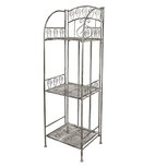 Clayre & Eef | Rek Grijs 34x29x112 cm | 5Y0976 Clayre & Eef | Rek Grijs 34x29x112 cm | 5Y0976