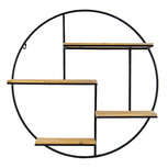 Clayre & Eef | Wandrek Bruin, Zwart ø 70x15 cm | 5Y1017 Clayre & Eef | Wandrek Bruin, Zwart ø 70x15 cm | 5Y1017