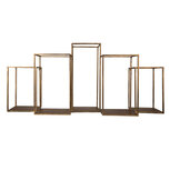 Clayre & Eef | Wandrek Goudkleurig 93x19x41 cm | 5Y1138 Clayre & Eef | Wandrek Goudkleurig 93x19x41 cm | 5Y1138