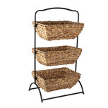 Clayre & Eef | Opbergrek Manden Bruin, Zwart 39x27x70 cm | 5Y3473 Clayre & Eef | Opbergrek Manden Bruin, Zwart 39x27x70 cm | 5Y3473