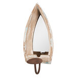Clayre & Eef | Wandspiegel Kandelaar Beige 15x17x36 cm | 62S268 Clayre & Eef | Wandspiegel Kandelaar Beige 15x17x36 cm | 62S268