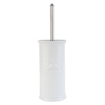 Clayre & Eef | WC Borstel met Houder Wit ø 11x24 cm | 63038 Clayre & Eef | WC Borstel met Houder Wit ø 11x24 cm | 63038