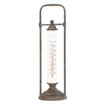 Clayre & Eef | Thermometer Buiten Zwart 13x13x43 cm | 64307 Clayre & Eef | Thermometer Buiten Zwart 13x13x43 cm | 64307