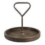Clayre & Eef | Etagère Bruin ø 35x33 cm | 64938 Clayre & Eef | Etagère Bruin ø 35x33 cm | 64938