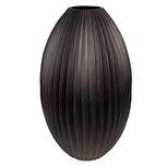 Clayre & Eef | Vaas Zwart ø 24x39 cm | 65090 Clayre & Eef | Vaas Zwart ø 24x39 cm | 65090