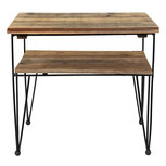 Clayre & Eef | Bijzettafel Bruin 38x26x36 cm | 65093 Clayre & Eef | Bijzettafel Bruin 38x26x36 cm | 65093