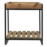 Clayre & Eef | Bijzettafel Bruin, Beige 40x22x43 cm | 65095 Clayre & Eef | Bijzettafel Bruin, Beige 40x22x43 cm | 65095