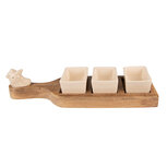 Clayre & Eef | Serveerschaal Bruin, Beige 35x9x7 cm | 65111 Clayre & Eef | Serveerschaal Bruin, Beige 35x9x7 cm | 65111