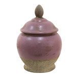 Clayre & Eef | Voorraadpot Deksel Roze, Beige ø 19x26 cm | 6CE1383 Clayre & Eef | Voorraadpot Deksel Roze, Beige ø 19x26 cm | 6CE1383