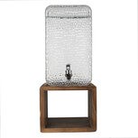 Clayre & Eef | Sapkan met kraan en deksel Transparant 22x20x50 cm / 8000ml | 6GL3258 Clayre & Eef | Sapkan met kraan en deksel Transparant 22x20x50 cm / 8000ml | 6GL3258