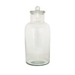 Clayre & Eef | Voorraadpot Deksel Transparant ø 15x35 cm | 6GL3541 Clayre & Eef | Voorraadpot Deksel Transparant ø 15x35 cm | 6GL3541