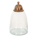 Clayre & Eef | Voorraadpot Deksel Transparant ø 23x38 cm | 6GL3547 Clayre & Eef | Voorraadpot Deksel Transparant ø 23x38 cm | 6GL3547