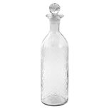 Clayre & Eef | Decoratie Fles met Flessenstop Transparant ø 10x36 cm | 6GL3557 Clayre & Eef | Decoratie Fles met Flessenstop Transparant ø 10x36 cm | 6GL3557