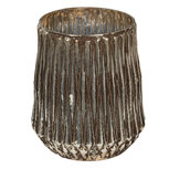 Clayre & Eef | Theelichthouder Goudkleurig ø 18x21 cm | 6GL3907 Clayre & Eef | Theelichthouder Goudkleurig ø 18x21 cm | 6GL3907