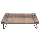 Clayre & Eef | Decoratief Dienblad Bruin 56x38x16 cm | 6H1440 Clayre & Eef | Decoratief Dienblad Bruin 56x38x16 cm | 6H1440