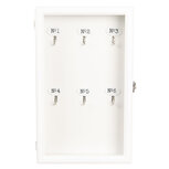 Clayre & Eef | Sleutelkastje Wit 24x7x38 cm | 6H1570W Clayre & Eef | Sleutelkastje Wit 24x7x38 cm | 6H1570W