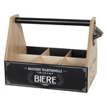 Clayre & Eef | Flessenrek met flessen Bruin 29x19x20 cm | 6H1930 Clayre & Eef | Flessenrek met flessen Bruin 29x19x20 cm | 6H1930