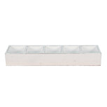 Clayre & Eef | Houten kistje Wit 54x12x7 cm | 6H1988W