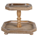 Clayre & Eef | Etagère 2 laags Bruin 38x33x31 cm | 6H2083 Clayre & Eef | Etagère 2 laags Bruin 38x33x31 cm | 6H2083