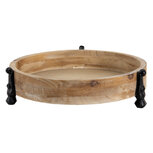 Clayre & Eef | Decoratie schaal Bruin ø 26x7 cm | 6H2084 Clayre & Eef | Decoratie schaal Bruin ø 26x7 cm | 6H2084