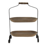 Clayre & Eef | Etagère 2 laags Bruin 38x21x50 cm | 6H2085 Clayre & Eef | Etagère 2 laags Bruin 38x21x50 cm | 6H2085