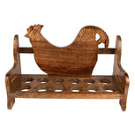 Clayre & Eef | Eierhouder Kip Bruin 32x13x19 cm | 6H2108 Clayre & Eef | Eierhouder Kip Bruin 32x13x19 cm | 6H2108