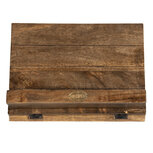 Clayre & Eef | Kookboekenstandaard Bruin 34x10x24 cm | 6H2141 Clayre & Eef | Kookboekenstandaard Bruin 34x10x24 cm | 6H2141