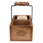 Clayre & Eef | Theedoos Bruin 17x10x17 cm | 6H2175 Clayre & Eef | Theedoos Bruin 17x10x17 cm | 6H2175