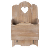 Clayre & Eef | Tijdschriftenhouder Bruin 28x10x49 cm | 6H2262 Clayre & Eef | Tijdschriftenhouder Bruin 28x10x49 cm | 6H2262