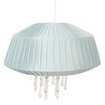 Clayre & Eef | Hanglamp Grijs, Blauw ø 40x33 cm E27/max 1x60W | 6LAK0462LGR Clayre & Eef | Hanglamp Grijs, Blauw ø 40x33 cm E27/max 1x60W | 6LAK0462LGR