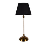 Clayre & Eef | Tafellamp Zwart ø 22x53 cm E27/max 1x60W | 6LMC0069 Clayre & Eef | Tafellamp Zwart ø 22x53 cm E27/max 1x60W | 6LMC0069