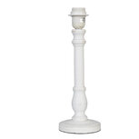 Clayre & Eef | Lampenvoet Tafellamp Wit ø 12x36 cm E27/max 1x40W | 6LMP007 Clayre & Eef | Lampenvoet Tafellamp Wit ø 12x36 cm E27/max 1x40W | 6LMP007