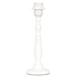 Clayre & Eef | Lampenvoet Tafellamp Wit ø 10x30 cm E27/max 1x60W | 6LMP253 Clayre & Eef | Lampenvoet Tafellamp Wit ø 10x30 cm E27/max 1x60W | 6LMP253