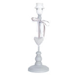 Clayre & Eef | Lampenvoet Tafellamp Grijs ø 12x38 cm E27/max 1x40W | 6LMP341 Clayre & Eef | Lampenvoet Tafellamp Grijs ø 12x38 cm E27/max 1x40W | 6LMP341
