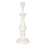 Clayre & Eef | Lampenvoet Tafellamp Wit ø 13x41 cm E27/max 1x60W | 6LMP666 Clayre & Eef | Lampenvoet Tafellamp Wit ø 13x41 cm E27/max 1x60W | 6LMP666