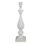 Clayre & Eef | Lampenvoet Tafellamp Wit ø 14x43 cm E27/max 1x40W | 6LMP746 Clayre & Eef | Lampenvoet Tafellamp Wit ø 14x43 cm E27/max 1x40W | 6LMP746