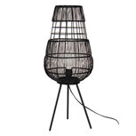 Clayre & Eef | Tafellamp Zwart ø 20x59 cm E27/max 1x40W | 6LMP760 Clayre & Eef | Tafellamp Zwart ø 20x59 cm E27/max 1x40W | 6LMP760