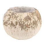 Clayre & Eef | Bloempot Binnen Beige, Bruin ø 18x13 cm | 6MG0018 Clayre & Eef | Bloempot Binnen Beige, Bruin ø 18x13 cm | 6MG0018