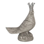 Clayre & Eef | Decoratie Beeld Duif Grijs 19x10x24 cm | 6PR2868 Clayre & Eef | Decoratie Beeld Duif Grijs 19x10x24 cm | 6PR2868