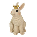 Clayre & Eef | Decoratie Beeld Konijn Beige 16x13x23 cm | 6PR3385 Clayre & Eef | Decoratie Beeld Konijn Beige 16x13x23 cm | 6PR3385