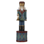Clayre & Eef | Decoratie Figuur Notenkraker Groen, Blauw ø 7x26 cm | 6PR3522 Clayre & Eef | Decoratie Figuur Notenkraker Groen, Blauw ø 7x26 cm | 6PR3522