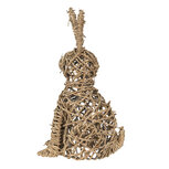 Clayre & Eef | Decoratie beeld Konijn Bruin 20x15x36 cm | 6RO0592