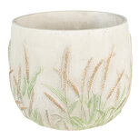 Clayre & Eef | Bloempot Binnen Grijs, Beige ø 23x18 cm | 6TE0462L Clayre & Eef | Bloempot Binnen Grijs, Beige ø 23x18 cm | 6TE0462L